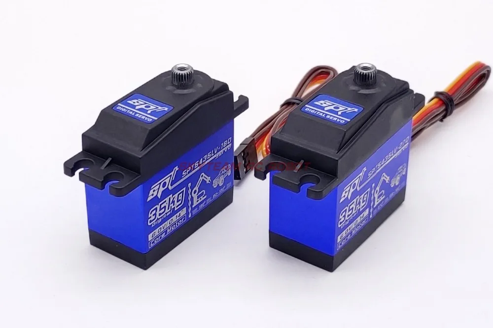 SPT5435LV SPT5535LV 35 кг большой крутящий момент цифровой стандартный сервопривод водонепроницаемый для 1:8 1:10 RC автомобиль альпинист самолет металлический чехол
