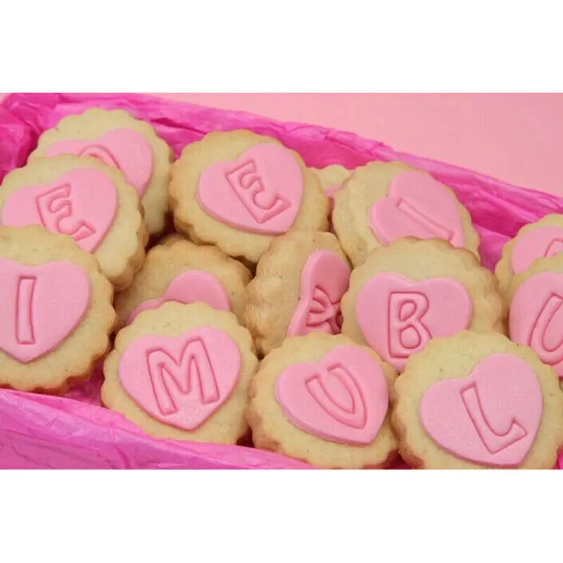 64 шт. рельефной пластиковой пленки для печенья и торта с пленкой украшением