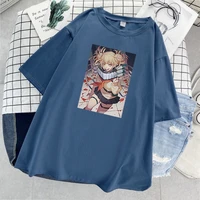 camiseta feminina hero academia camiseta de manga curta para mulheres gola redonda estilo harajuku novo ver%c3%a3o 2021
