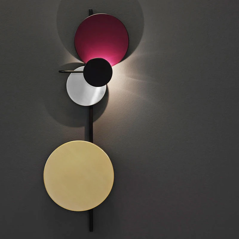 

New Postmodern simple creative wall light led bedroom bedside decoration Nordic designer living room corridor hotel wall lamps