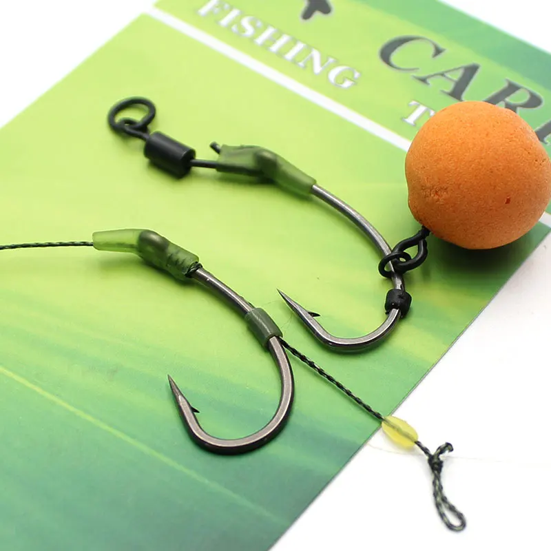 30PCS Carp Fishing Hook Kickers D Rig Kicker Aligners Hooks Sleeves Rigs Accessories End Terminal Tackle | Спорт и развлечения