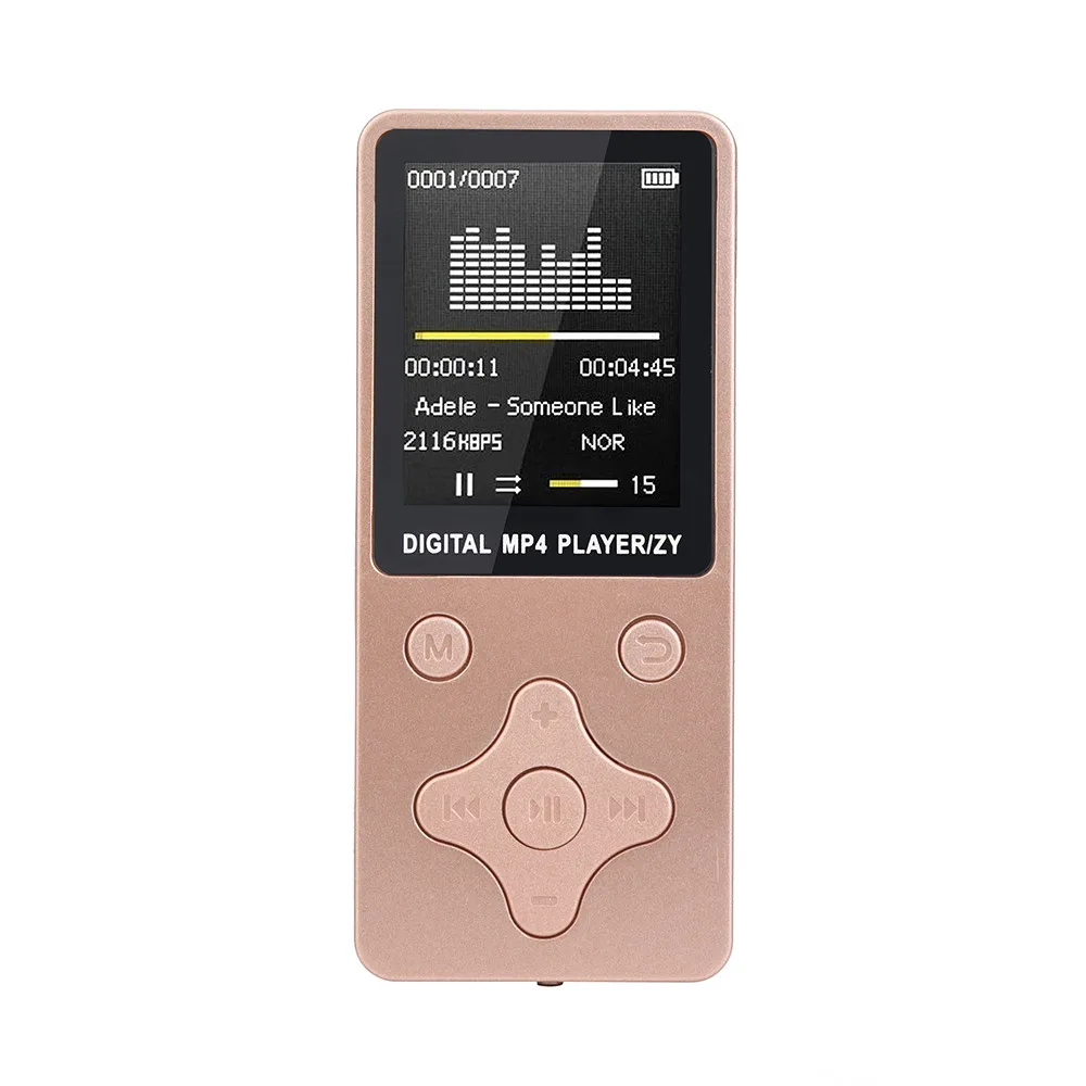 35 Мода портативный MP4 без потерь Звук Музыкальный плеер fm-рекордер Walkman мини Поддержка музыки, радио, запись, видео