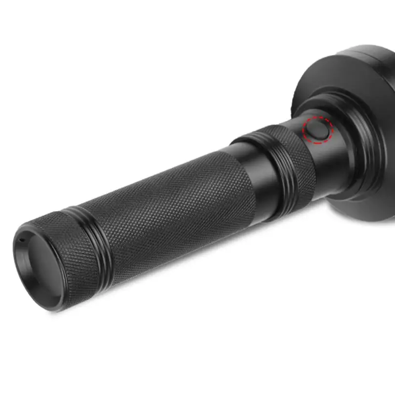 

Cross-border 100 * LED purple light flashlight detection lamp aluminum alloy purple light flashlight germicidal lamp portable