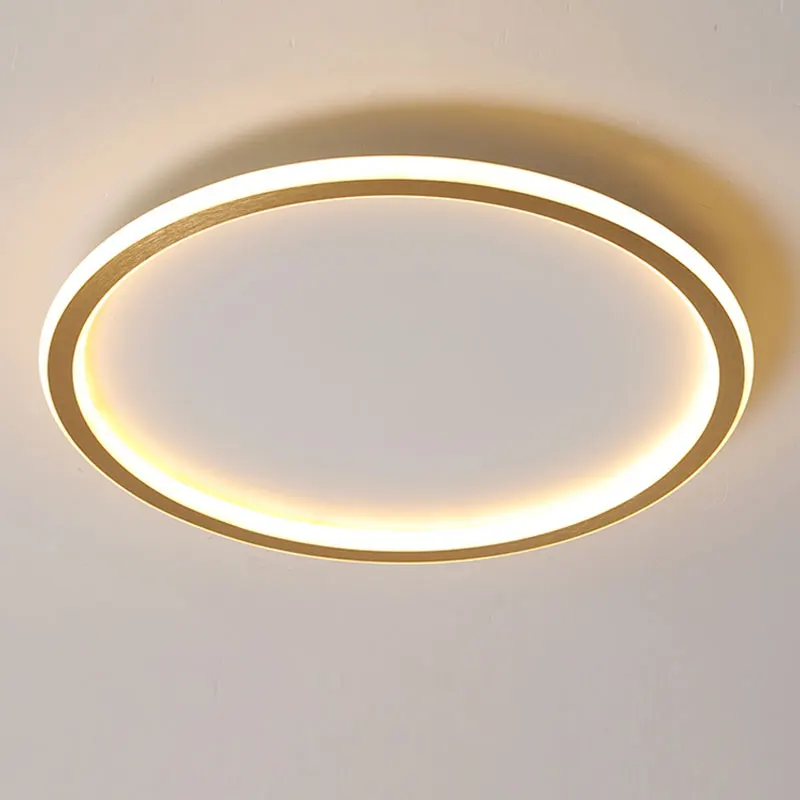 Luminarias de techo Led finas de 5CM lámpara de techo moderna para sala de estar, dormitorio, cocina, accesorios de iluminación interior
