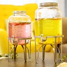 Металлическая железная дозатор напитков, металлическая подставка, корзина вечерние держатель для сока, чая, кухни, инструменты для вечерние, бара, паба