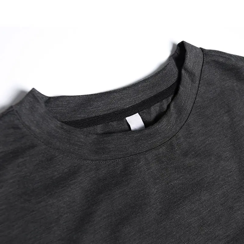 XITAO Асимметричная Черная Кружевная футболка женская модная новинка 2019 осенний