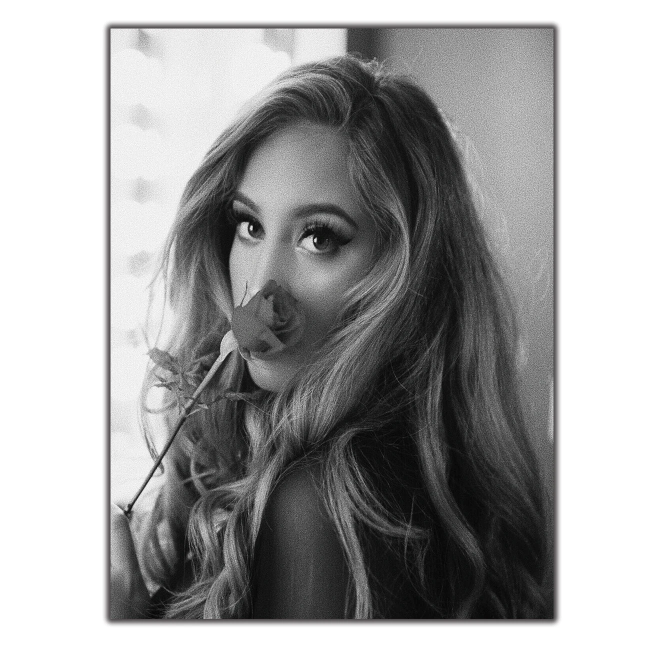 Искусство Шелковый плакат Алина бараз Красота певица музыка Star12x18 24x36 стены