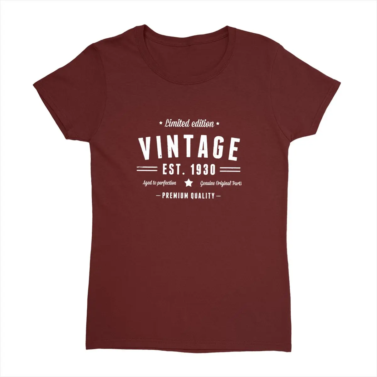 Ограниченное издание Vintage Est. 1930 футболки женские подарок идея 90th на день рождения
