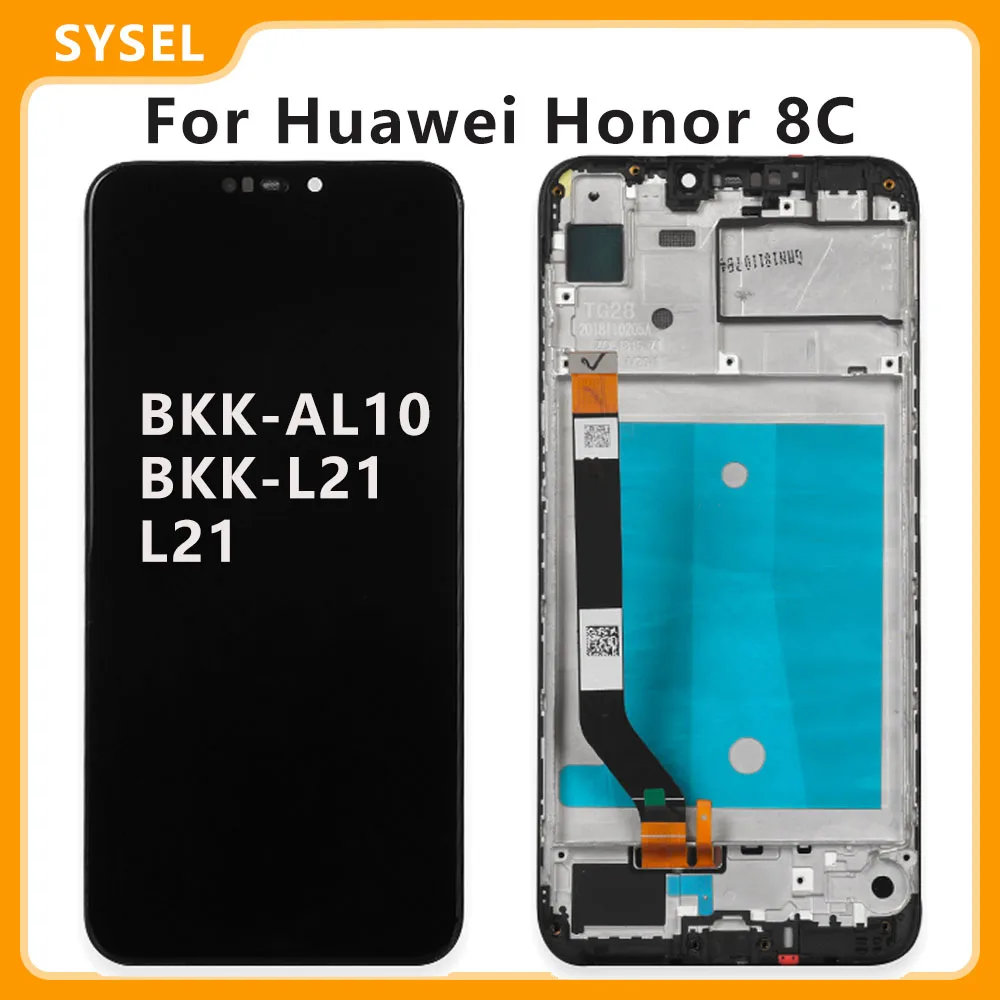 ЖК дисплей 6 26 дюйма для Huawei Honor 8C Lcd BKK AL10 L21 сенсорный дигитайзер в сборе