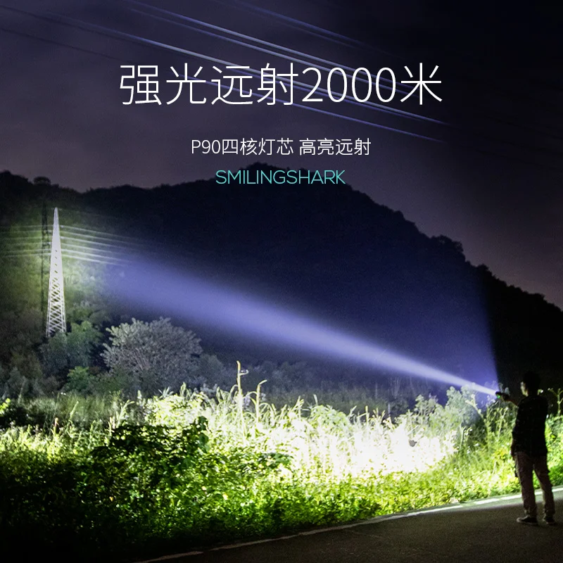 Verkaufen Nacht Licht Tragbare Camping Taschenlampe Sicherheit Taschenlampen Mini Leistungsstarke Taschenlampe Außen Beleuchtung Latarka Led Outdoor Ausrüstung