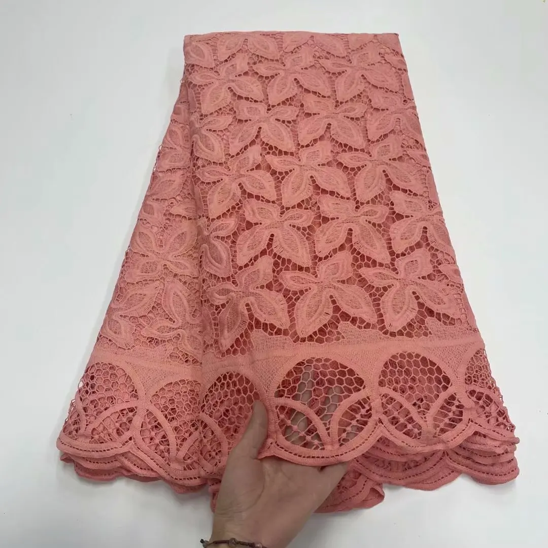 Нигерийская кружевная ткань желтая гипюровая 2019 швейцарская вуаль кружева в