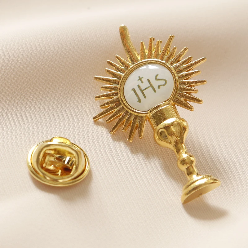 Религиозные украшения Золотая бриллиантовая брошь сувенирные подарки для