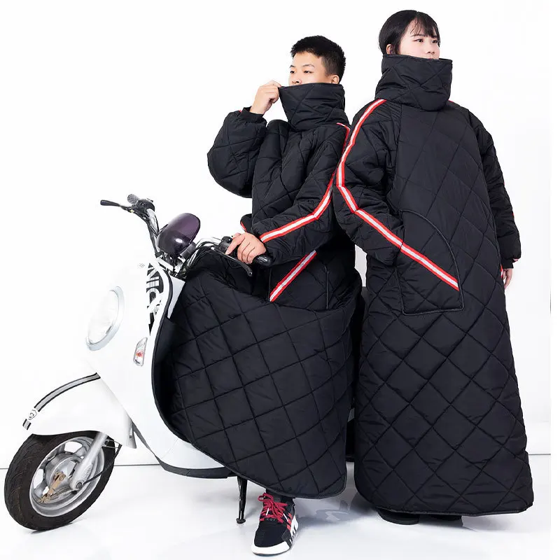 

Motor-driven Motorcycle The Wind Cover Winter Keep Warm Increase Down Thickening The Wind Cover Defence Windbreaker Kneepad