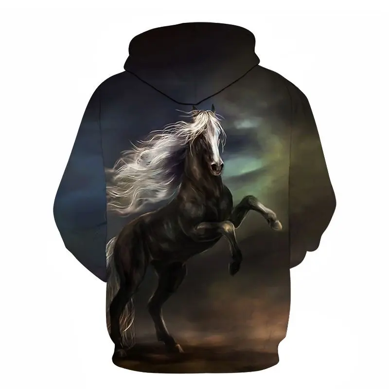 

Arabian Horse Collection Tattoo Animal Funny Streetwear Unisex Sweatshirt 3DPrint Mens/Womens Pullover Hoodies