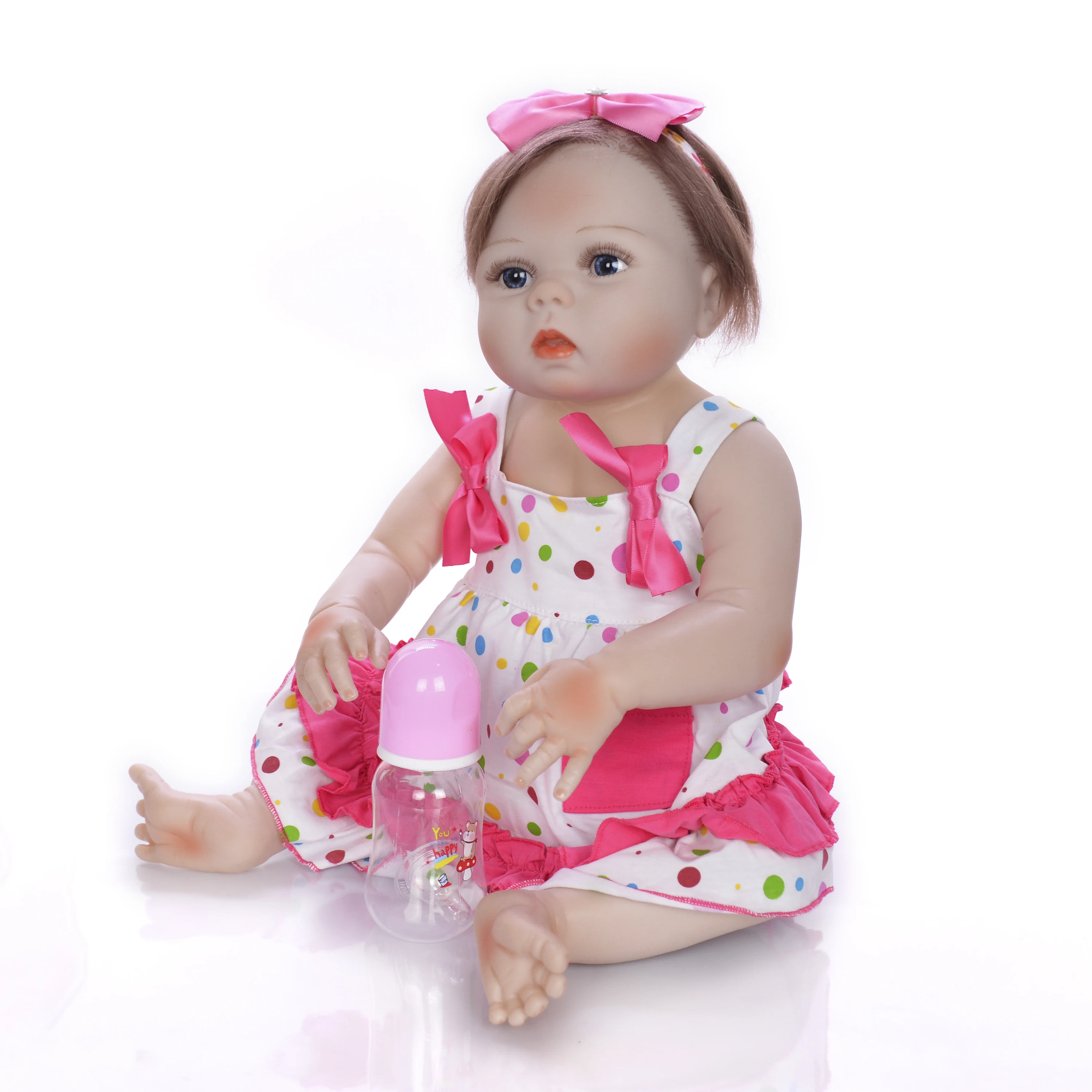 KEIUMI Гавайская гитара 23 дюймов Reborn Baby силиконовые всего тела виниловая