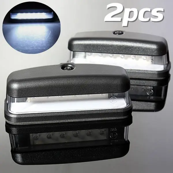 Светодиодный фонарь для номерного знака 10 30 в 2 шт.|Сигнальная лампа| |