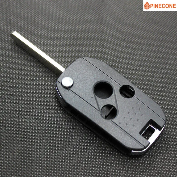 Modified 3 Buttons PINECONE для HONDA ACCORD CRV пилотный военный 2003 2007 2008 2009 2010 2011 2012 модифицированный и заменяемый чехол для ключей с логотипом - Цвет: Modified 3 Buttons