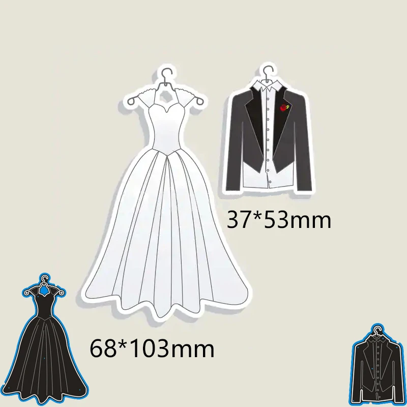 

Металлические пресс-формы свадебное платье Новинка украшение для скрапбукинга бумаги тиснение «сделай сам» бумажная карточка ремесло