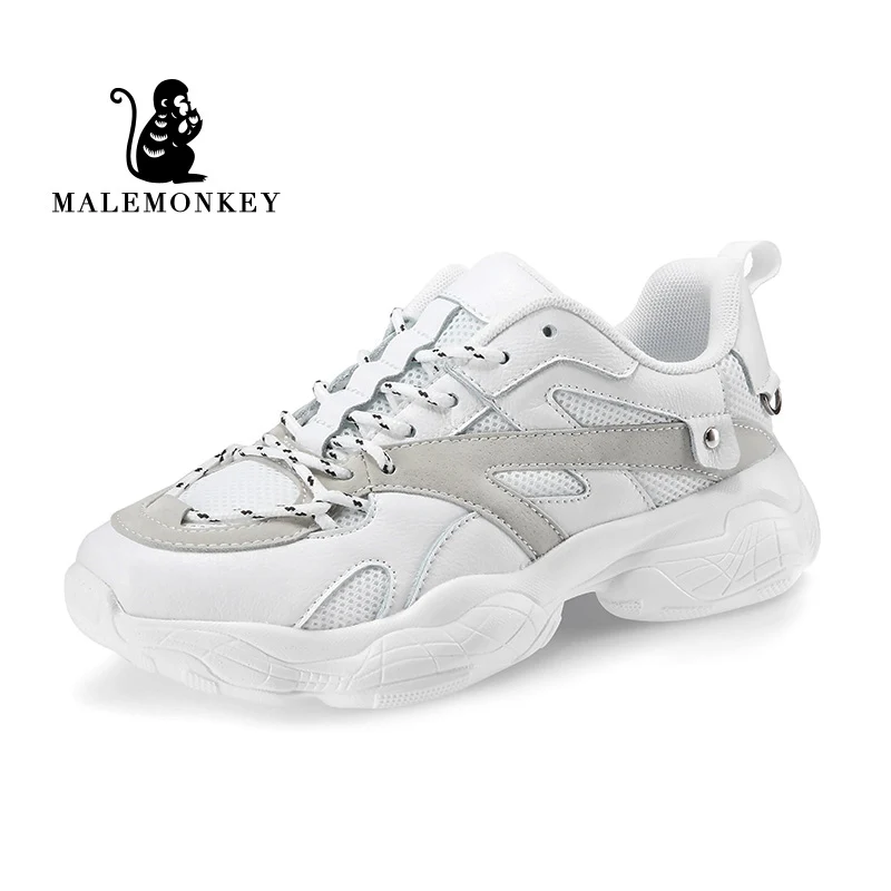 Новинка женские кроссовки на платформе дышащая повседневная обувь женская