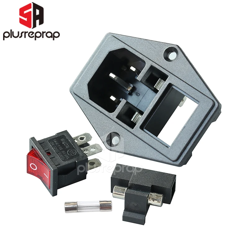 Выключатель питания переменного тока 15 А 250 В 3 контакта с красным тройным