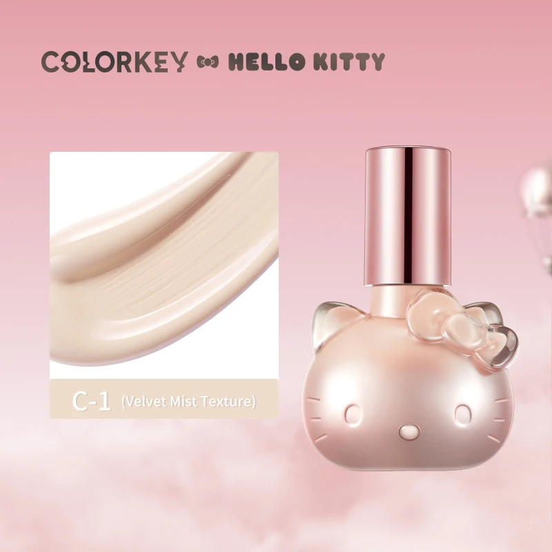 COLORKEY HelloKitty основа для лица Жидкая макияжа крем жирной кожи матовый консилер