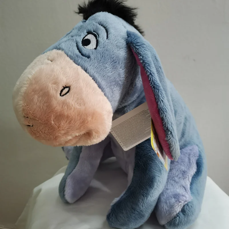 Бесплатная доставка мягкая плюшевая игрушка Зверюшка Eeyore для осла 35 см 13 8 дюйма