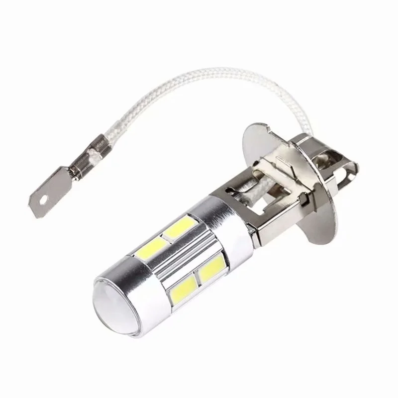 

1Pc H1 H3 LED Bulbs 6000K White Super Bright High Power 10-SMD 5630 Car Fog Light Driving DRL Auto Lamp