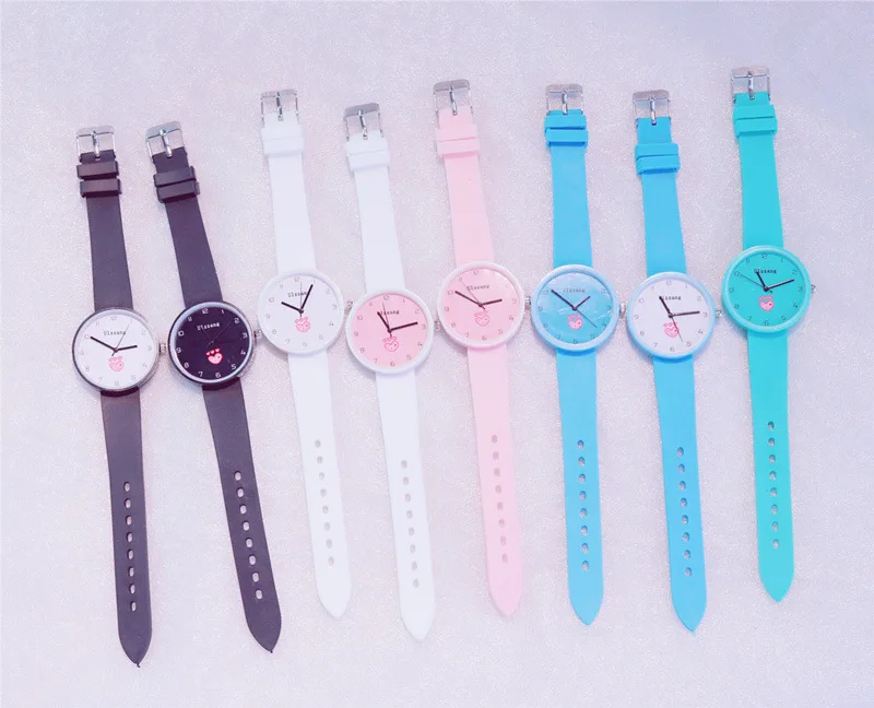 Милые детские часы милый минимализм креативный мультипликационный циферблат