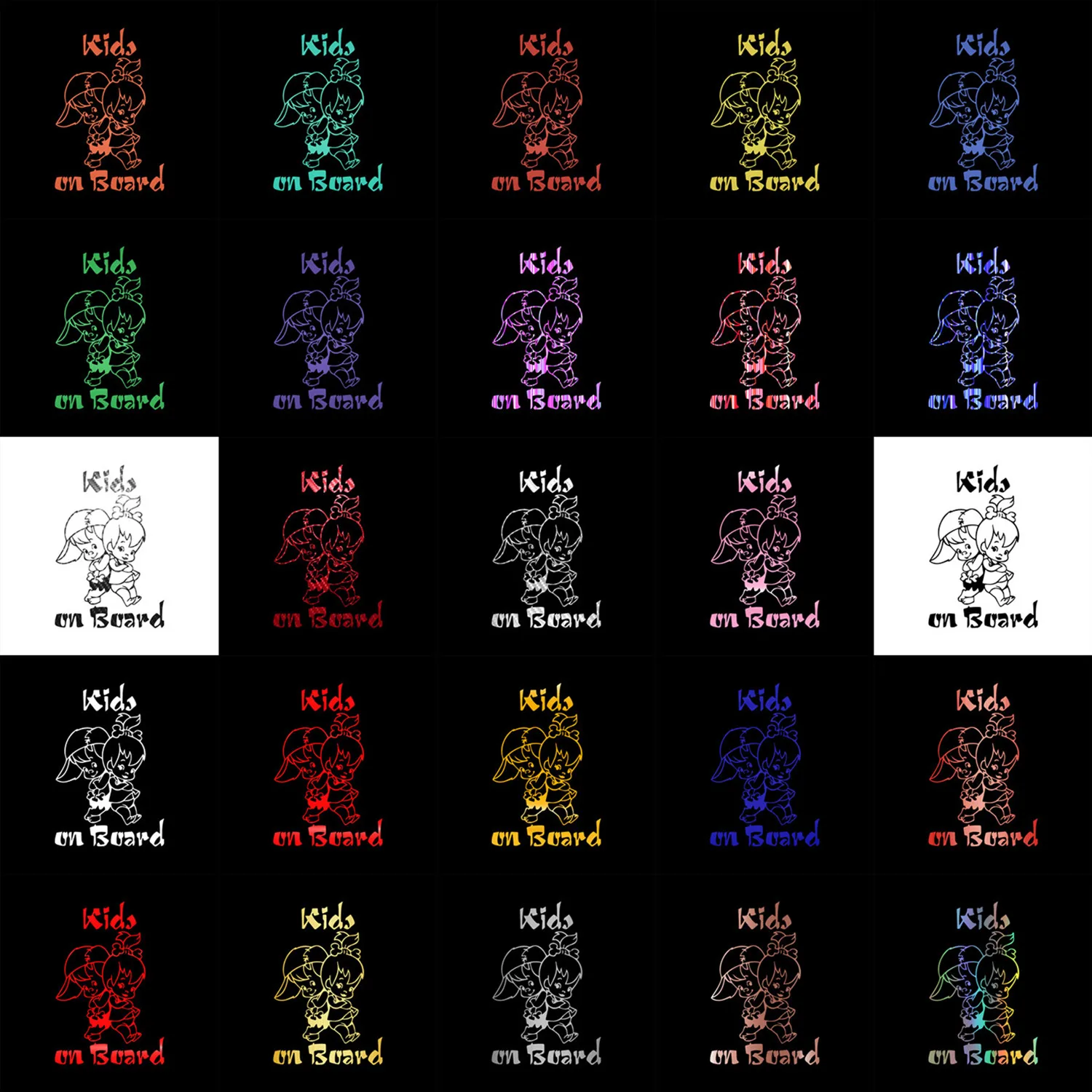 По индивидуальному заказу Стикеры s наклейки для маленьких детей на борту