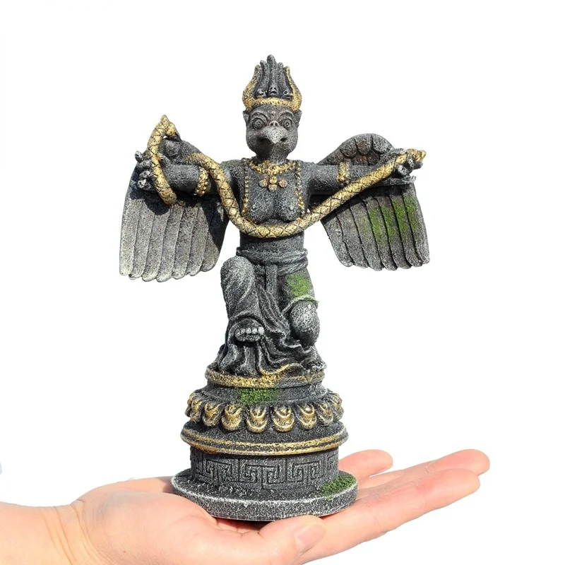 Аквариумный Ландшафтный креативный орнамент с изображением лица орла