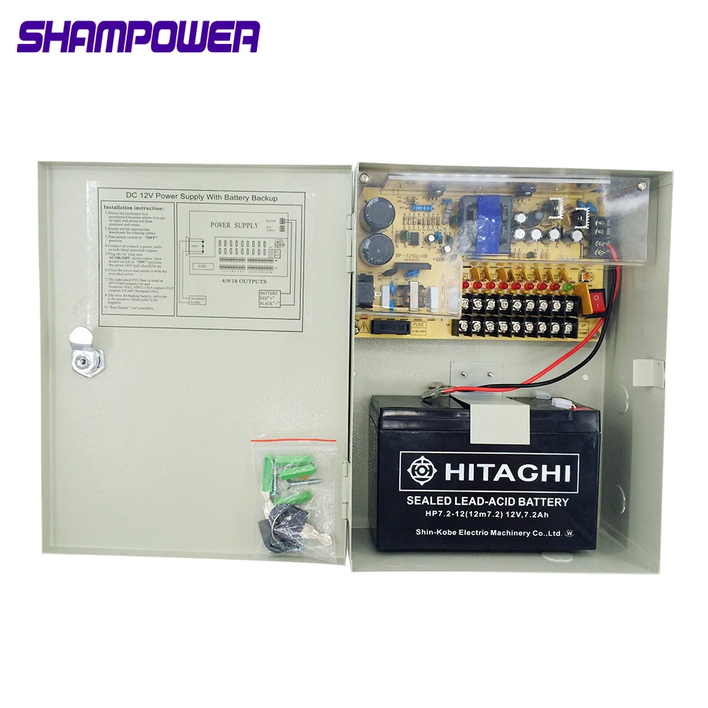 DC12V 3A 5A 10A 20A источник питания с контролем доступа коробка 12 В UPS батарея поддержка для всех видов Электрический дверной замок с задержкой времени