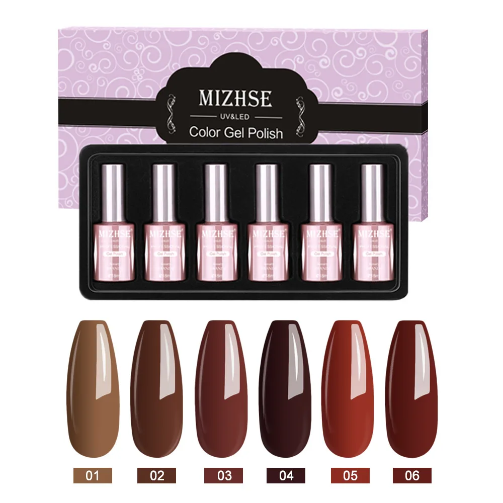 P49 MIZHSE, 18 мл, Гель-лак, Гель-лак, УФ-гель, светодиодный, лампа, Гель-лак, дизайн ногтей, 6 шт. в наборе, горячая Распродажа, лак, смола, цвет, грунтовка - Цвет: P49