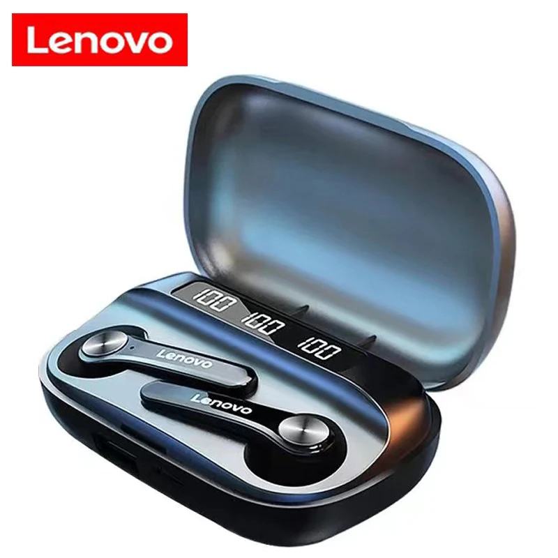 Lenovo QT81 TWS Bluetooth наушники с сенсорной кнопкой IPX5 водонепроницаемые беспроводная