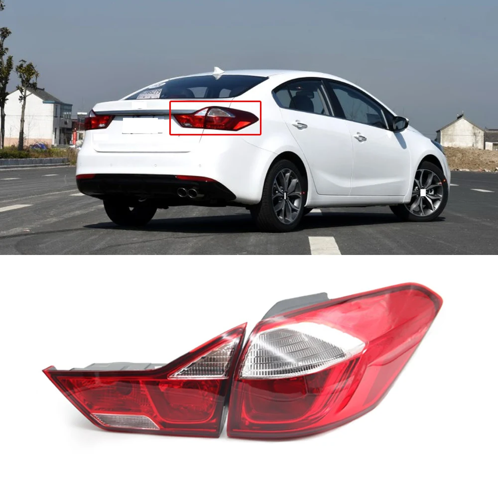 CAPQX для KIA K3 2016 2017 задний тормоз светильник хвост taillamp фонарь головной прожектор