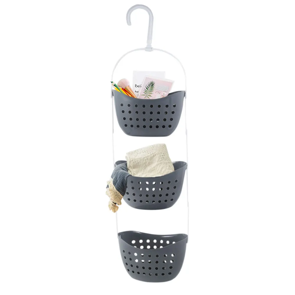 

Practical Safety Hanging Storage Basket Home Household Laundry Clothes Organizer Holder Large Capacity Rust-resistant Bag