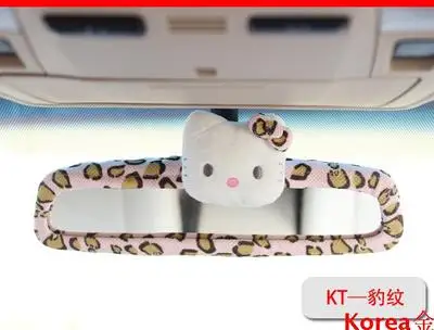 Автомобильные аксессуары мультфильм розовый hello kitty Руль крышка натуральный каучук здоровый дышащий Универсальный 38 см для женщин и девочек