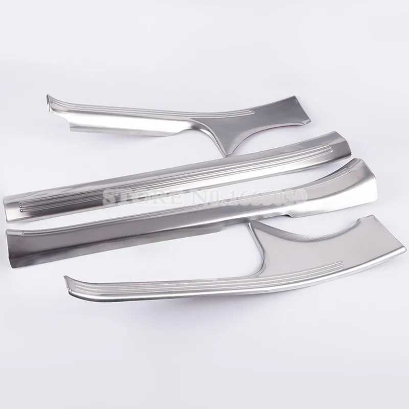 Накладка на порог внутри двери из нержавеющей стали 4 шт. для Benz C класса W205 2014 2020