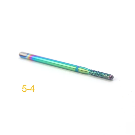 5-4 Diamond Cuticle Nail Drill Bits Milling Cutters Burr Files Manicure Pedicure Polish Removing Gel Electric Machine Tools TR1514-1 - Цвет: 5-4