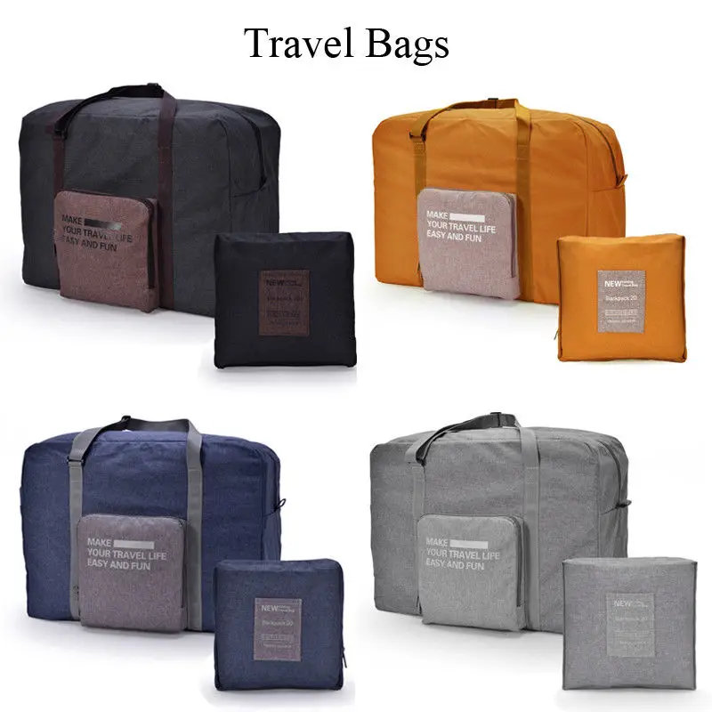 

Foldable portable travel bag large capacity men's women's universal waterproof clothing storage duffle bag