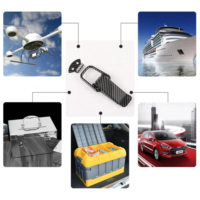 

Fastener Clip Universal Security Hook Lock Clip Kit Bumper Quick Release Hook Lock Clip for Drone Car Accessories