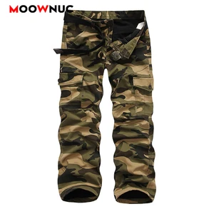 Брюки-карго мужские утепленные, хлопковые камуфляжные штаны, повседневные Джоггеры в стиле милитари, зима 2020