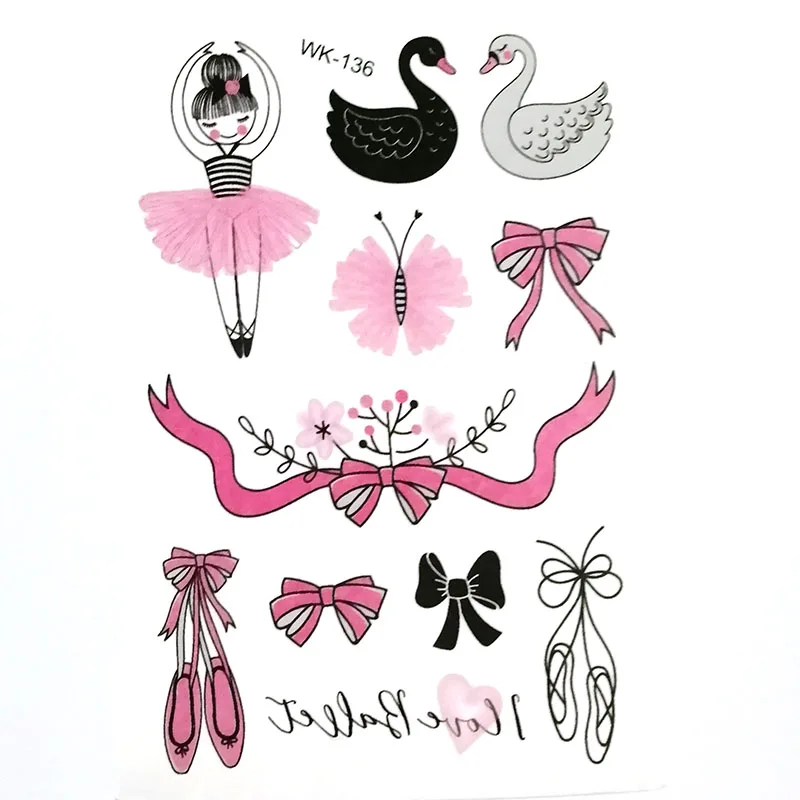 10 шт. водостойкие татуировки для лица рук и ног | Красота здоровье