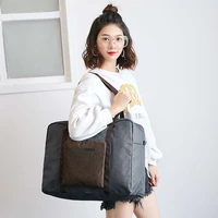 foldable duffle bag sports lightweight luggage travel sports tote gym bag shoulder weekender overnight bag for women