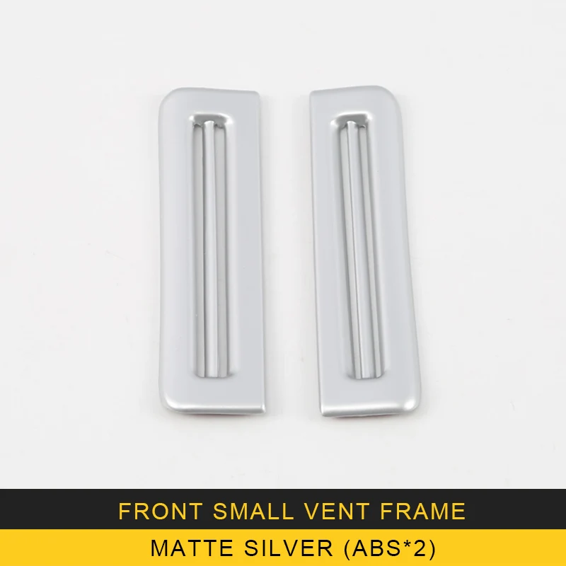 

CARMANGO For Jaguar XE 2018 Auto Car-styling Front vent frame A-column trim vent frame Stickers Covers Interior Accessories