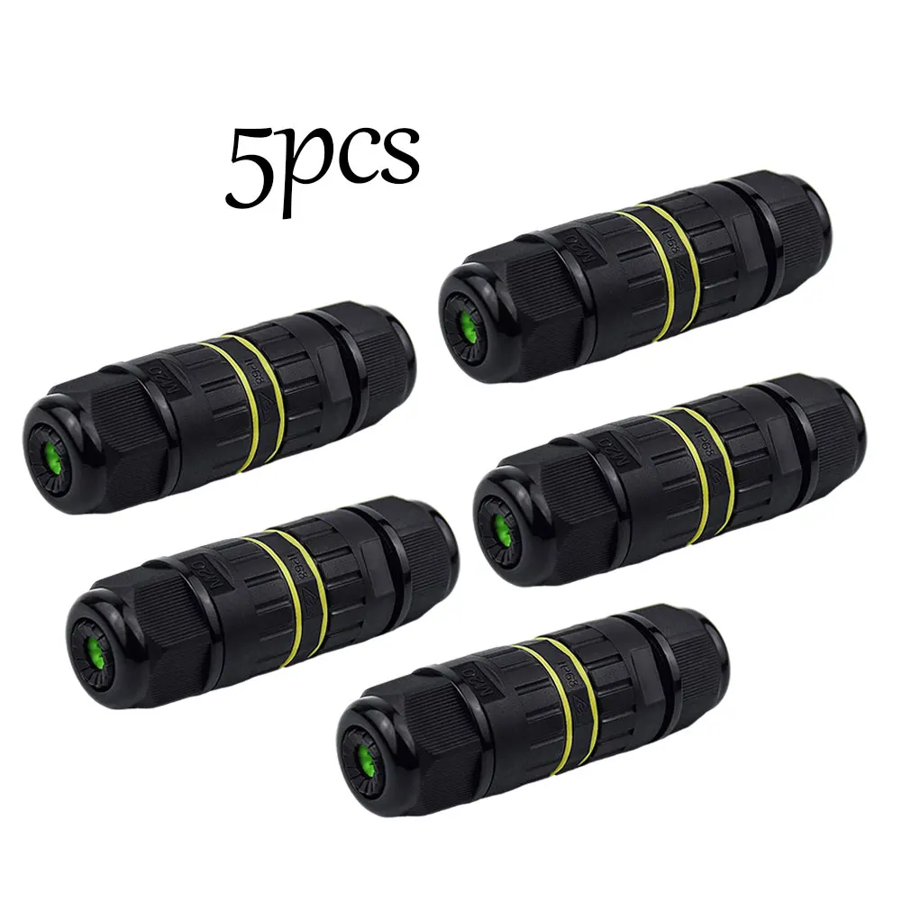 

Waterproof Junction Box Flame Retardant EW-M20 3P Outdoor Cable Connector Power Cable Conector Junction Box 5-9mm 5PCS New