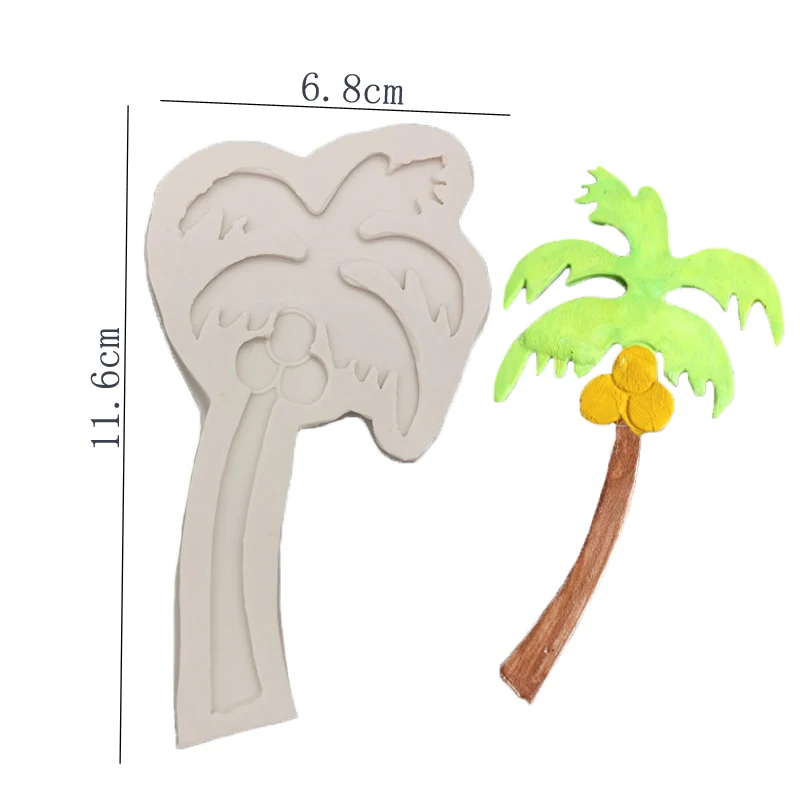 Силиконовая форма для кокосового дерева инструмент украшения тортов