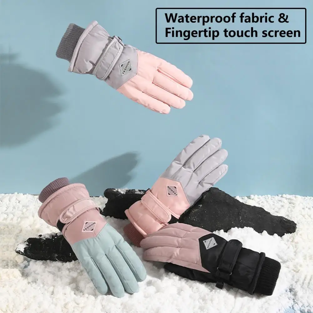 1 пара высококачественных искусственных практичных варежек лыжные перчатки