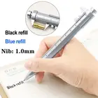 Шариковая ручка с нониусом, многофункциональная ручка с гелевыми чернилами 1,0 мм, шариковая ручка, инструменты, креативные школьные подарки, маркерная Ручка 0-100 мм TSLM1