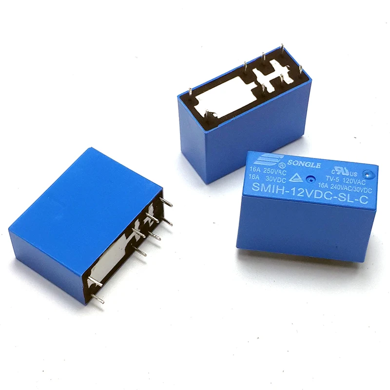 8 Pin 12V 16A герметичный релейный футов Songle бренд реле 1NO 1NC|relay 16a|relay songle16a relay |