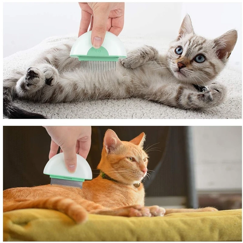 

BlovedPet Pet Dog and Cat Comb Dog Stainless Steel Comb Dual Purpose Hair Comb Cat Open Comb Pet Dog and Cat Cleaning Products